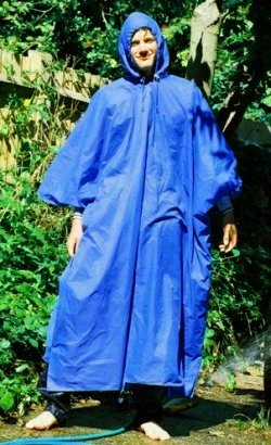 meditation robe blue