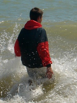 swimming in clothes