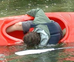 canoeing Eskimo roll balance