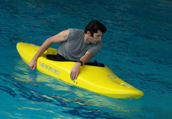 canoeing kayak pool hand roll