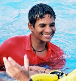 pool clothes waterpark wet t-shirt