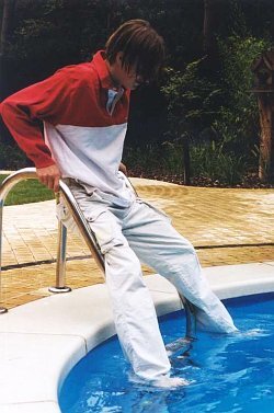 Pool parties get your clothes really wet.
