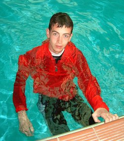 Swimming Training in Clothes