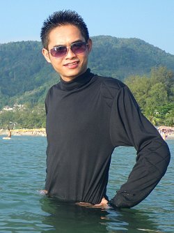 pullover black beach phuket thailand