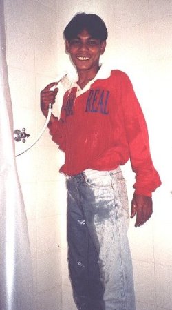 Son in the Shower