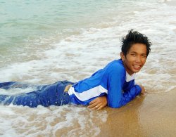 Swimming in clothes is popular worldwide