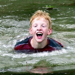 swimming in clothes